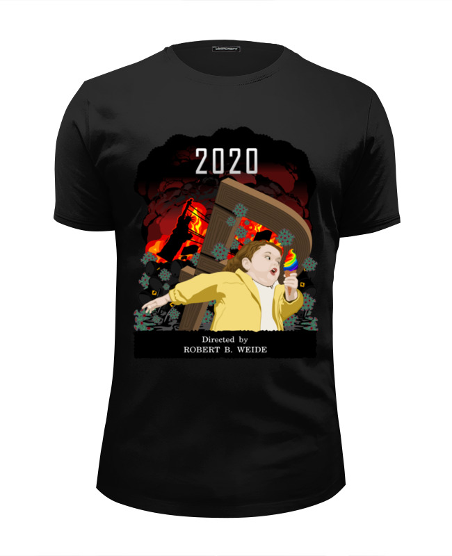 printio футболка wearcraft premium 2020 год катастрофа Printio Футболка Wearcraft Premium Slim Fit 2020 год-катастрофа