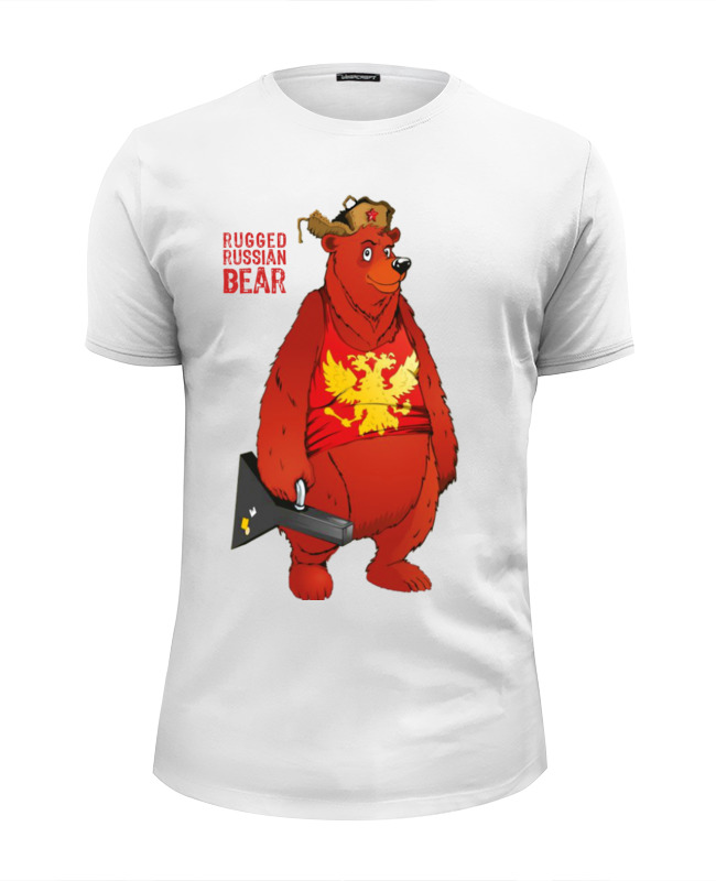 Printio Футболка Wearcraft Premium Slim Fit Rugged russian bear printio футболка wearcraft premium slim fit rugged russian bear
