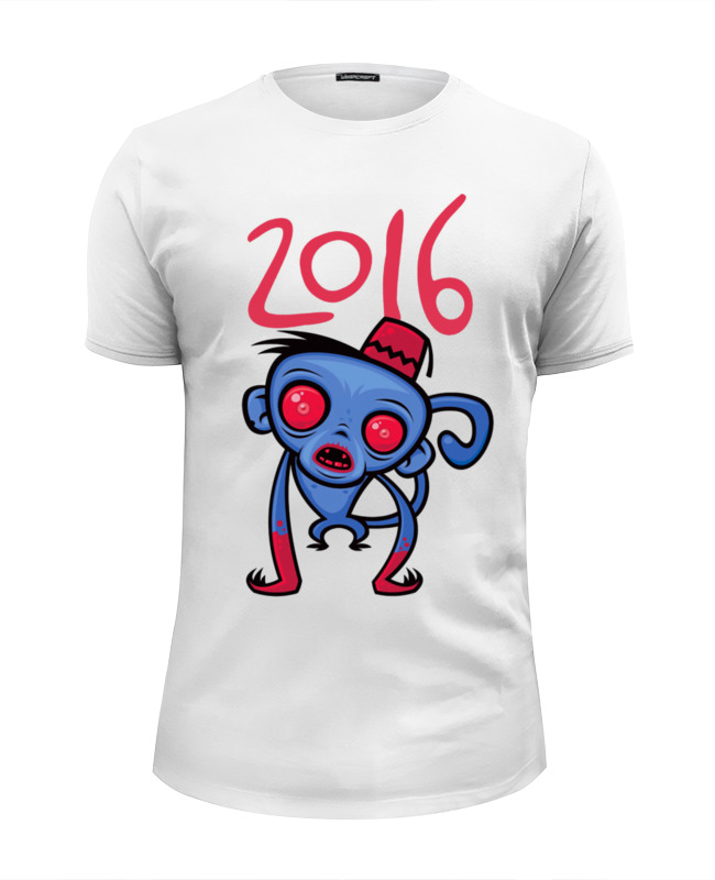 Printio Футболка Wearcraft Premium Slim Fit Год обезьяны