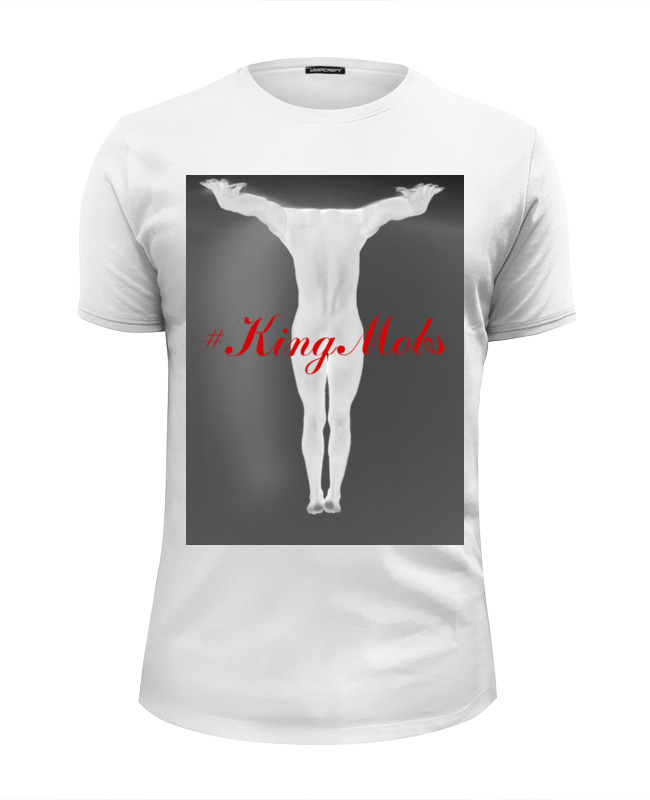 Printio Футболка Wearcraft Premium Slim Fit Black apollon negative