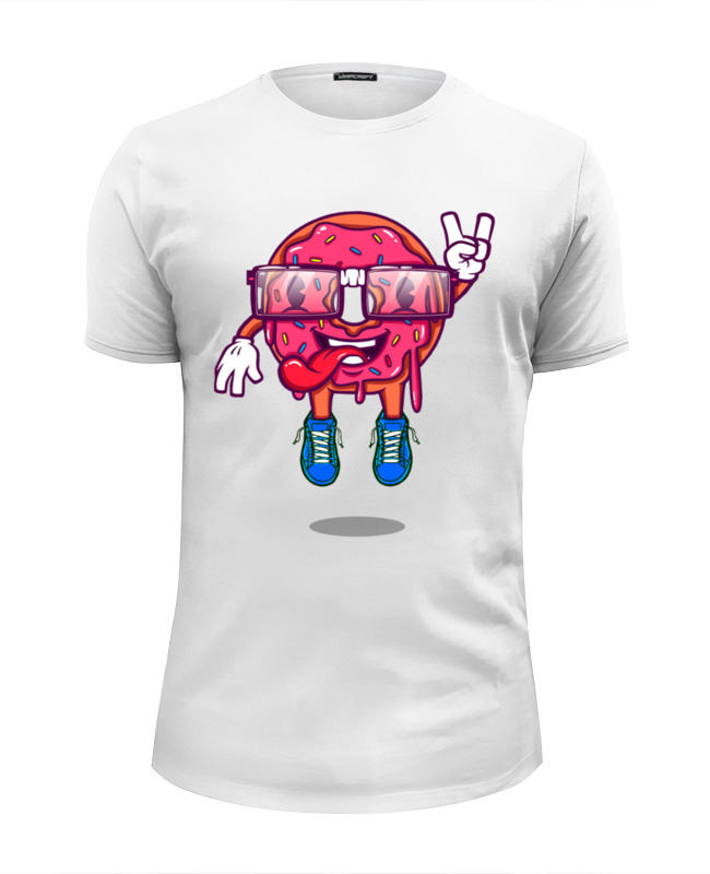 Printio Футболка Wearcraft Premium Slim Fit Пончик