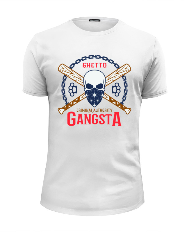 Printio Футболка Wearcraft Premium Slim Fit Gangsta printio футболка wearcraft premium slim fit gangsta tiger