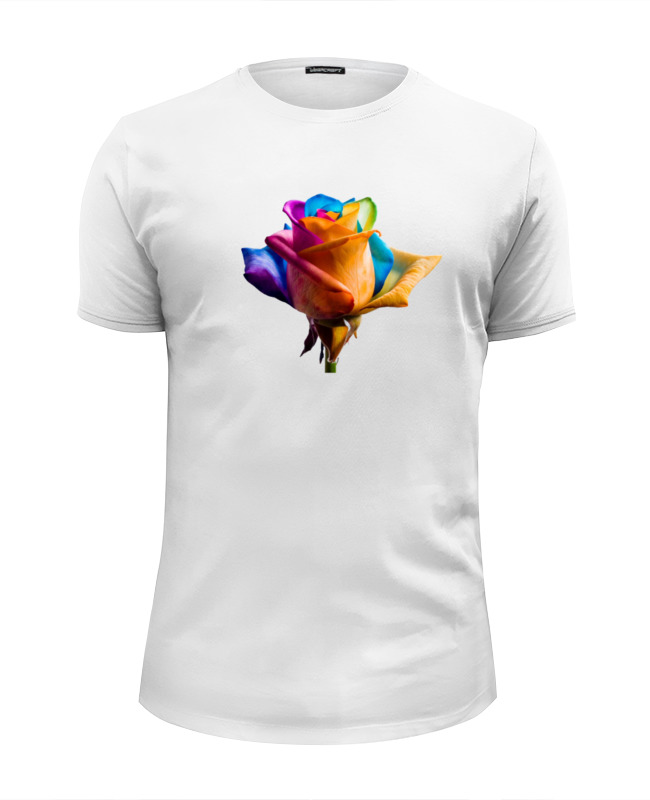 Printio Футболка Wearcraft Premium Slim Fit Beautiful multicolor rose disturbed up your fist t shirt s m l xl 2xl brand new official t shirt