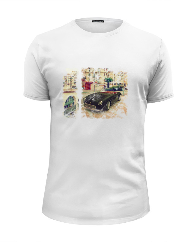 Printio Футболка Wearcraft Premium Slim Fit Car vintage