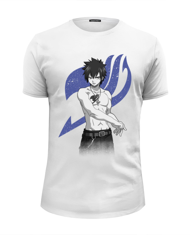 Printio Футболка Wearcraft Premium Slim Fit Грей фуллбастер. fairy tail