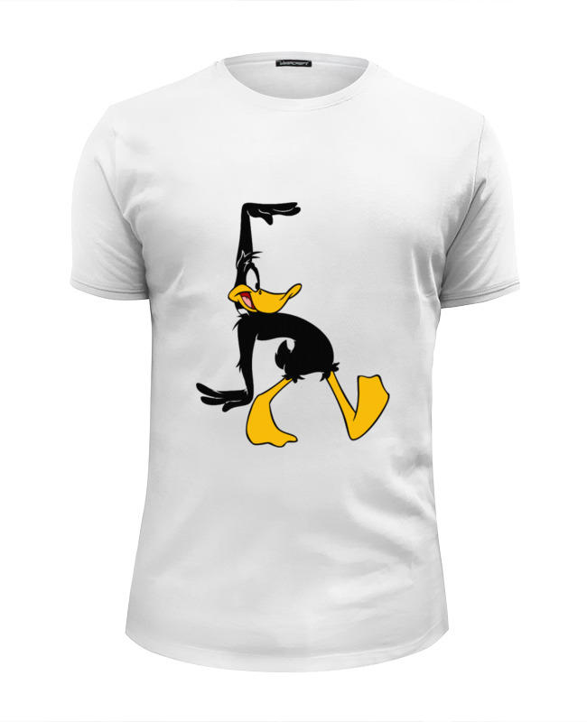 printio футболка wearcraft premium slim fit daffy duck Printio Футболка Wearcraft Premium Slim Fit Daffy duck