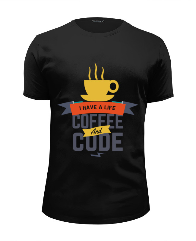 Printio Футболка Wearcraft Premium Slim Fit Кофе(coffee) printio футболка wearcraft premium slim fit городской кофе coffee