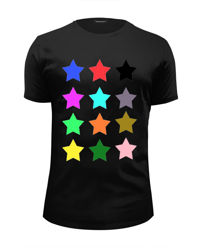Printio Футболка Wearcraft Premium Slim Fit stars on the black printio футболка wearcraft premium stars on the black