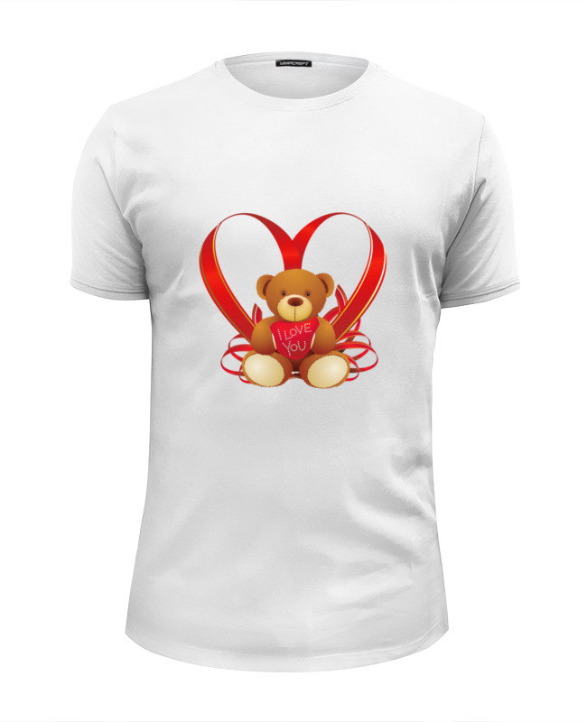 Printio Футболка Wearcraft Premium Slim Fit День влюбленных
