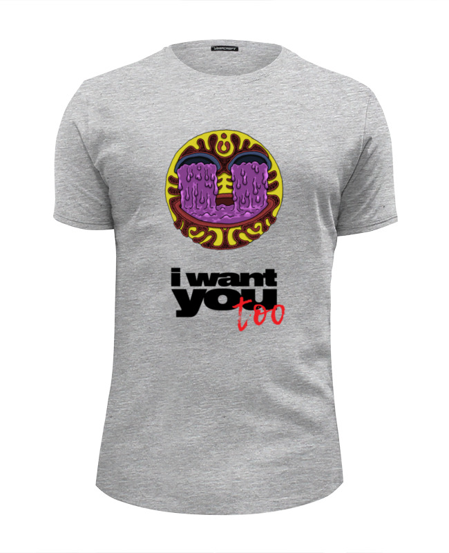 Printio Футболка Wearcraft Premium Slim Fit I want you, too printio футболка wearcraft premium slim fit i want you too