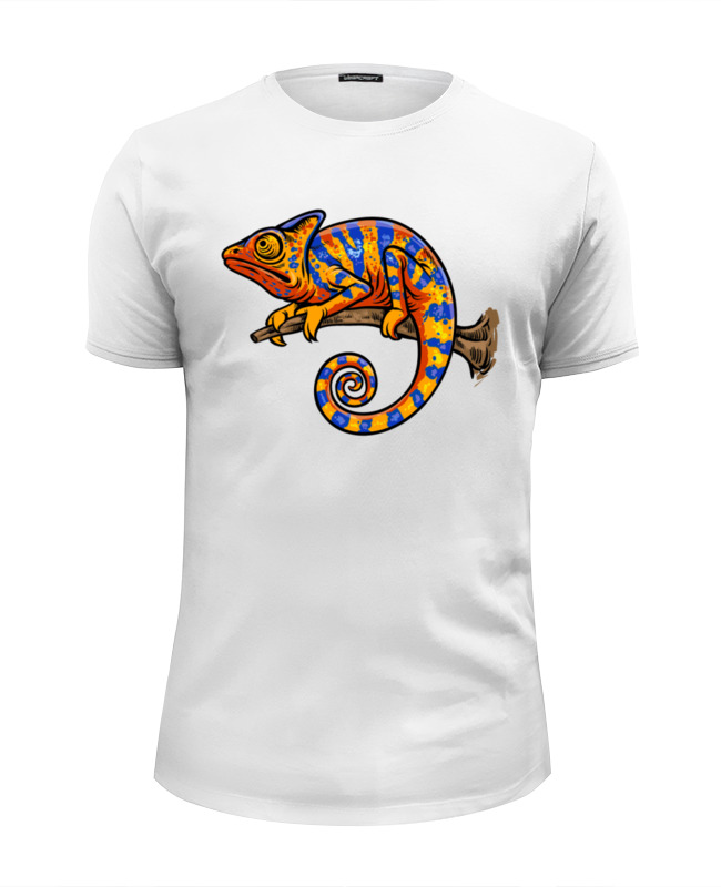Printio Футболка Wearcraft Premium Slim Fit ❖ chameleon ❖