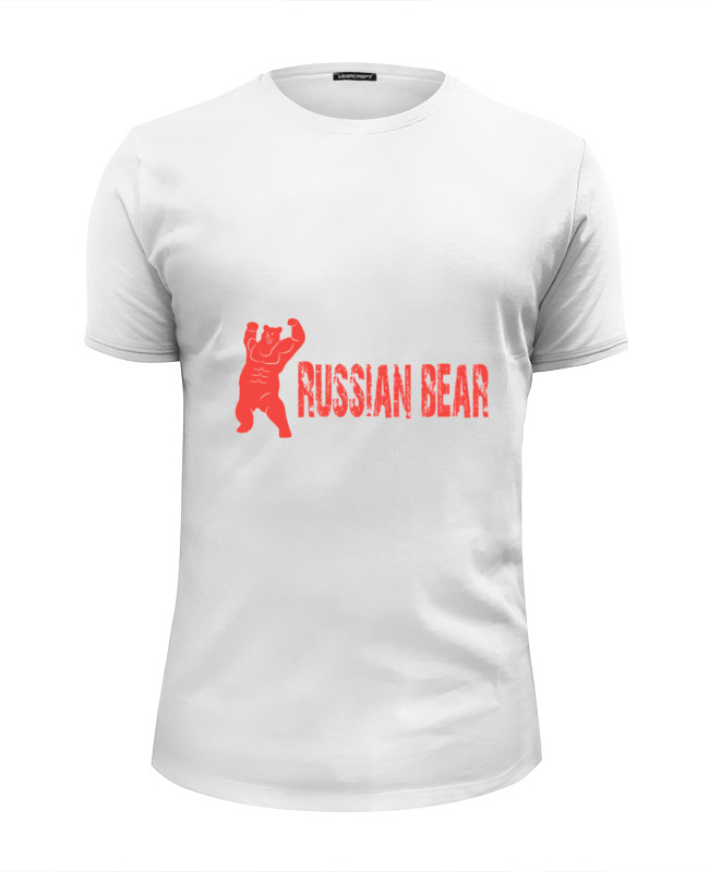 printio футболка wearcraft premium russian bear Printio Футболка Wearcraft Premium Slim Fit Russian bear