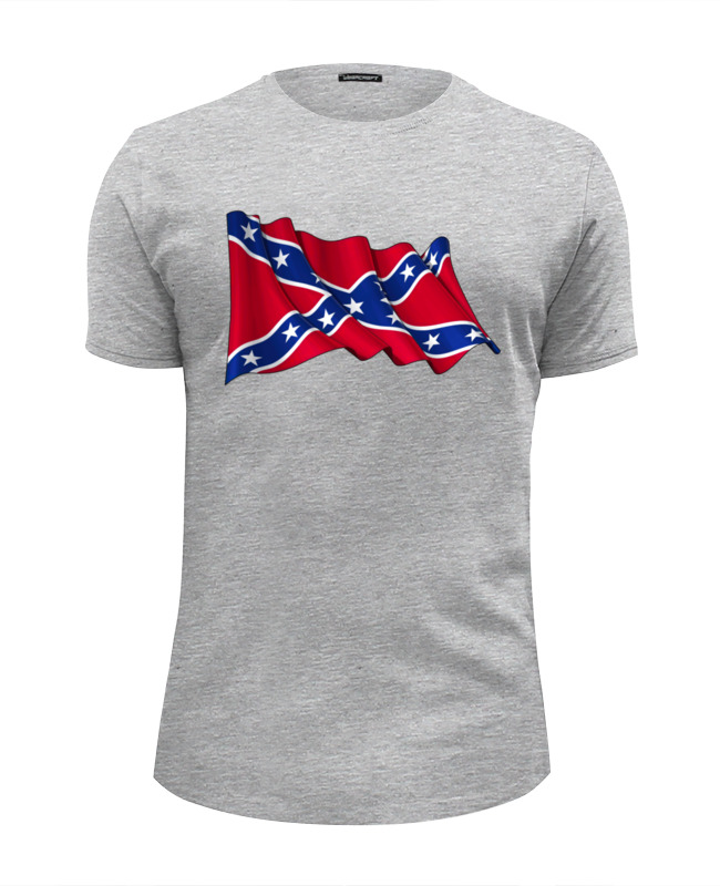 Printio Футболка Wearcraft Premium Slim Fit Confederate rebel flag