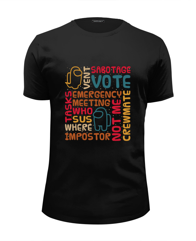 Printio Футболка Wearcraft Premium Slim Fit Among us glossary retro printio футболка wearcraft premium slim fit moto retro cafe