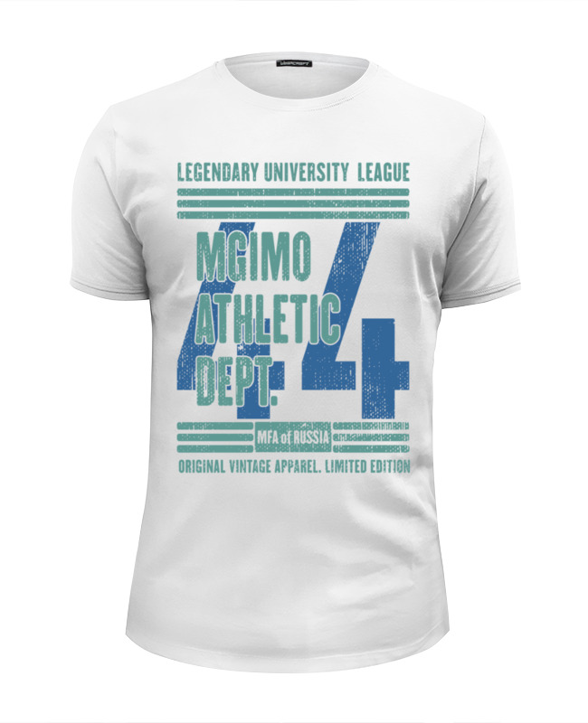 Printio Футболка Wearcraft Premium Slim Fit Мгимо атлетик