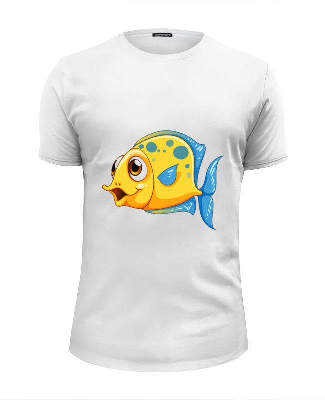 Printio Футболка Wearcraft Premium Slim Fit Рыбка 2 printio футболка wearcraft premium slim fit аквариумные рыбки