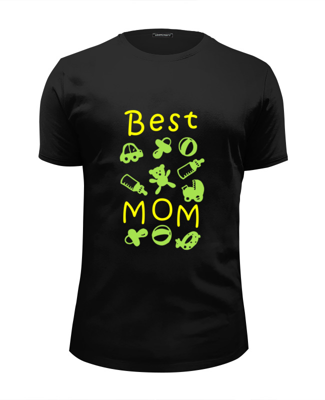 Printio Футболка Wearcraft Premium Slim Fit Best mom кружка atmosphere best mom
