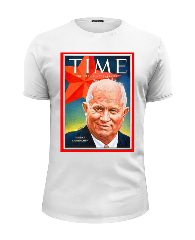 Printio Футболка Wearcraft Premium Slim Fit Никита хрущёв