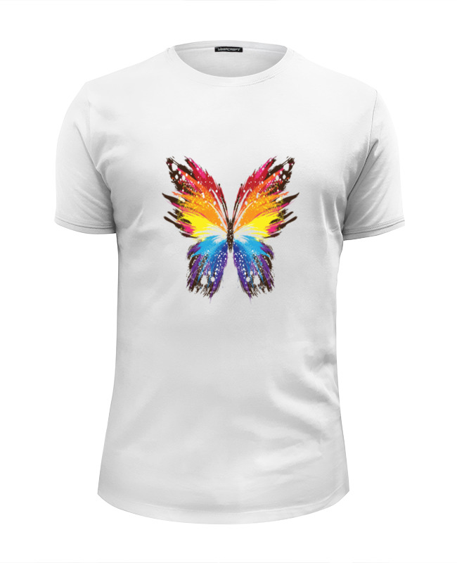 Printio Футболка Wearcraft Premium Slim Fit Бабочка printio футболка wearcraft premium slim fit цветочная бабочка