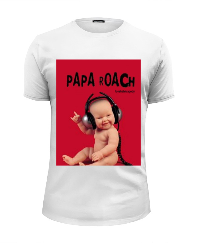 Printio Футболка Wearcraft Premium Slim Fit Papa roach - lovehate tragedy album printio футболка классическая papa roach lovehate tragedy album
