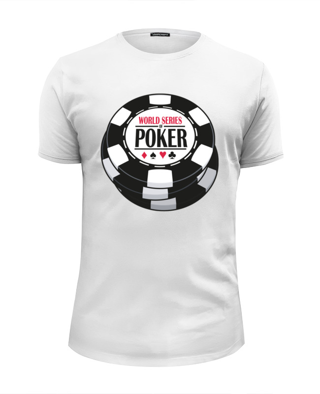 Printio Футболка Wearcraft Premium Slim Fit Покер (poker) сукно для покера 90×180 см hold’em poker подарок товары для покера