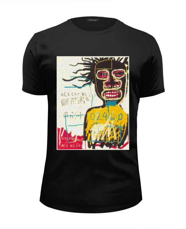 Printio Футболка Wearcraft Premium Slim Fit Jean-michel basquiat printio толстовка wearcraft premium унисекс jean michel basquiat