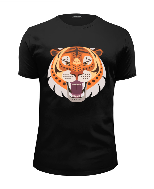 Printio Футболка Wearcraft Premium Slim Fit Tiger printio футболка wearcraft premium slim fit tiger