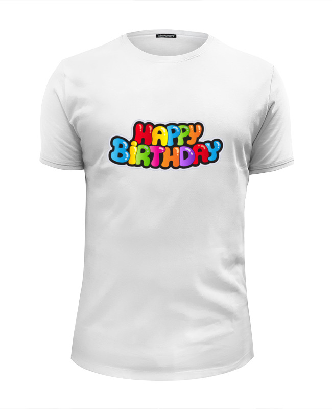 Printio Футболка Wearcraft Premium Slim Fit Happy birthday printio футболка wearcraft premium slim fit happy birthday