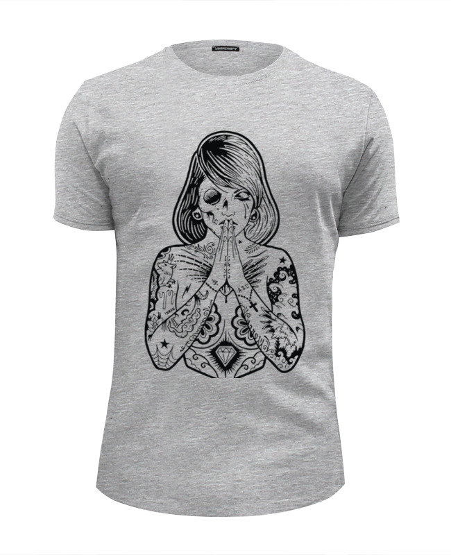 Printio Футболка Wearcraft Premium Slim Fit Tattoo girl футболка wearcraft premium printio tattoo spring sketch