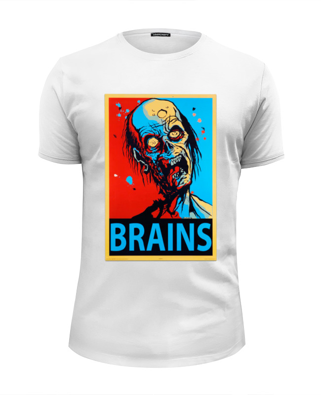 Printio Футболка Wearcraft Premium Slim Fit Мозги (brains) printio футболка wearcraft premium мозги brains
