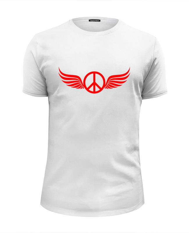 Printio Футболка Wearcraft Premium Slim Fit Символ мира