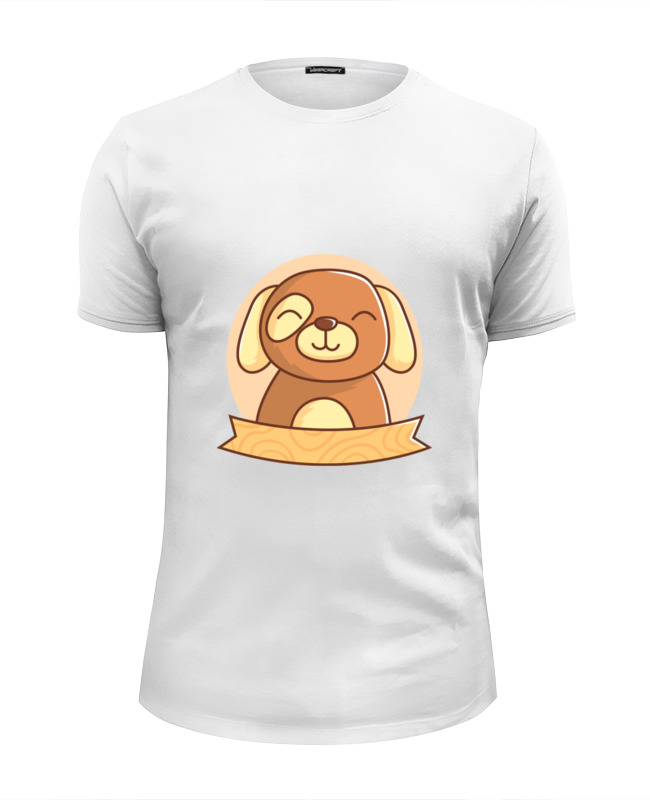 Printio Футболка Wearcraft Premium Slim Fit Спящая собачка