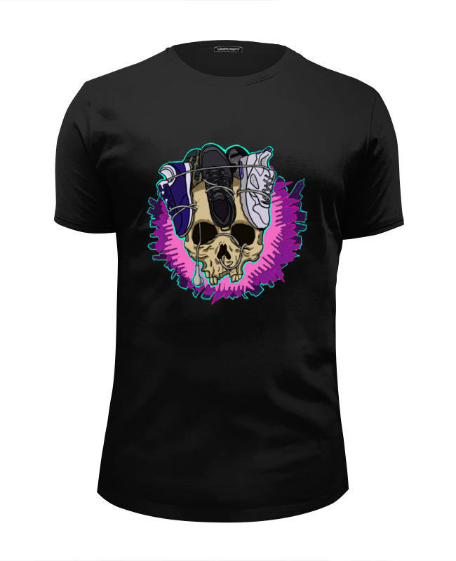 Printio Футболка Wearcraft Premium Slim Fit Череп ран