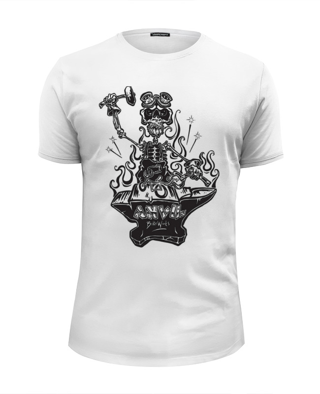 Printio Футболка Wearcraft Premium Slim Fit Skeleton art