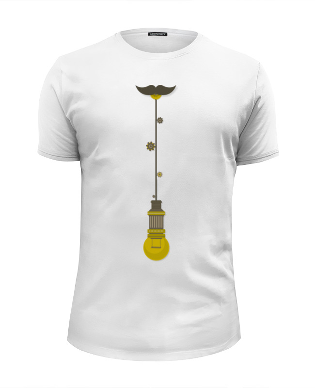 Printio Футболка Wearcraft Premium Slim Fit Лампа - галстук printio футболка wearcraft premium slim fit стимпанк птица