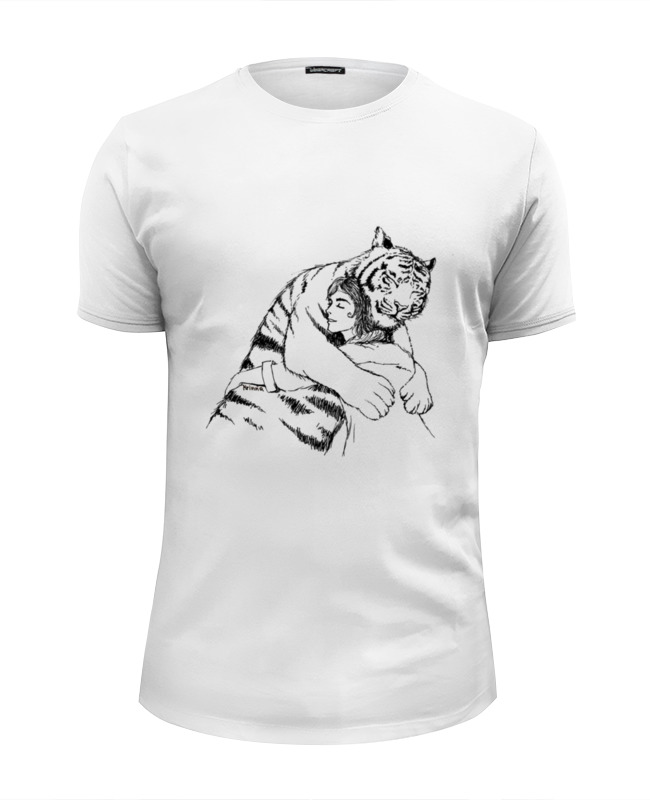 Printio Футболка Wearcraft Premium Slim Fit Tiger hugs printio футболка wearcraft premium slim fit hugs