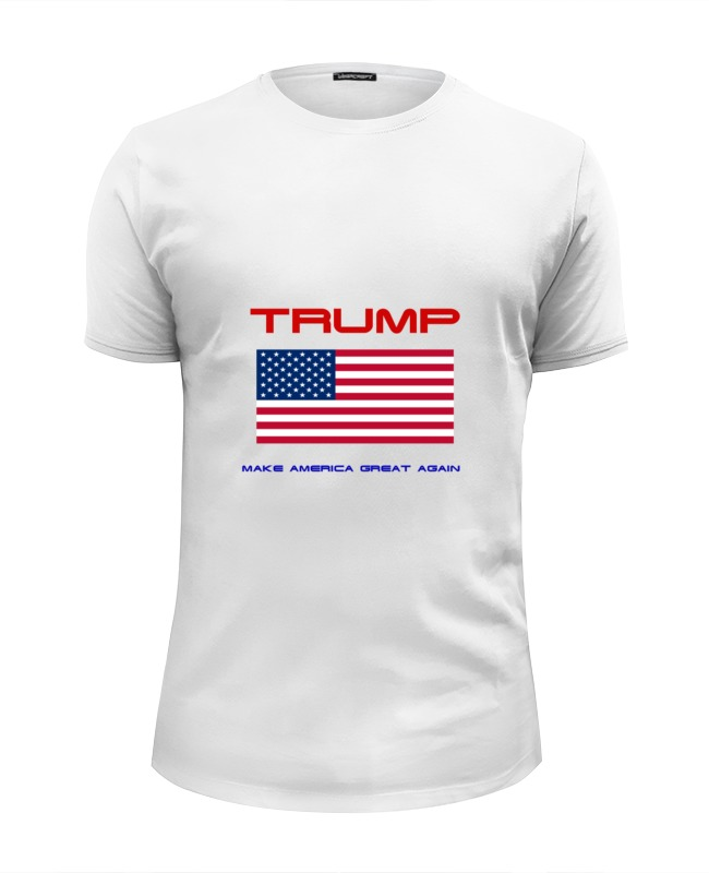 Printio Футболка Wearcraft Premium Slim Fit Трамп наш!