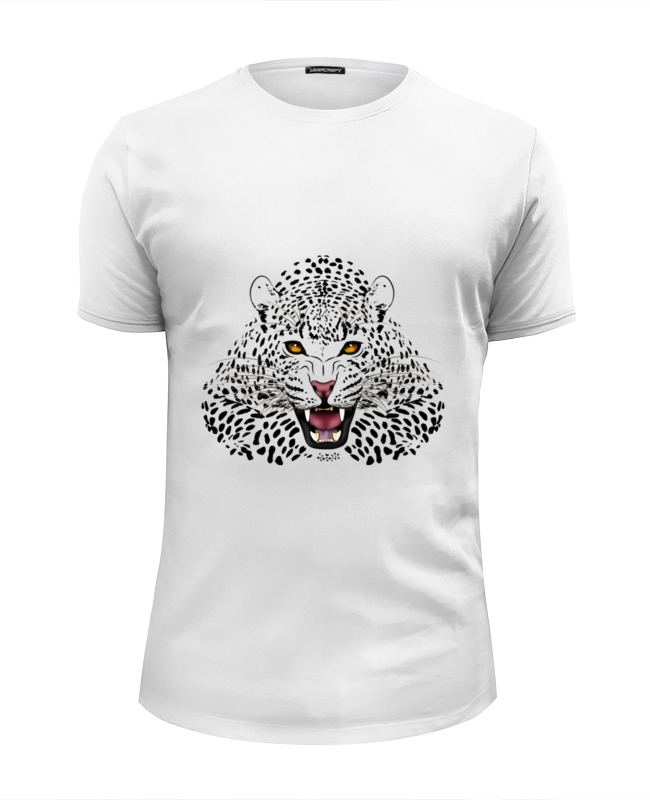 Printio Футболка Wearcraft Premium Slim Fit Леопард printio футболка wearcraft premium slim fit леопард