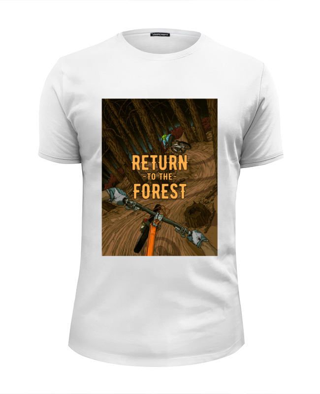 Printio Футболка Wearcraft Premium Slim Fit Return to the forest возвращайся в лес printio футболка wearcraft premium slim fit return to the forest возвращайся в лес