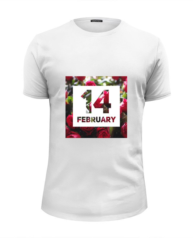Printio Футболка Wearcraft Premium Slim Fit День святого валентина printio футболка wearcraft premium slim fit будешь моим валентином 14 февраля