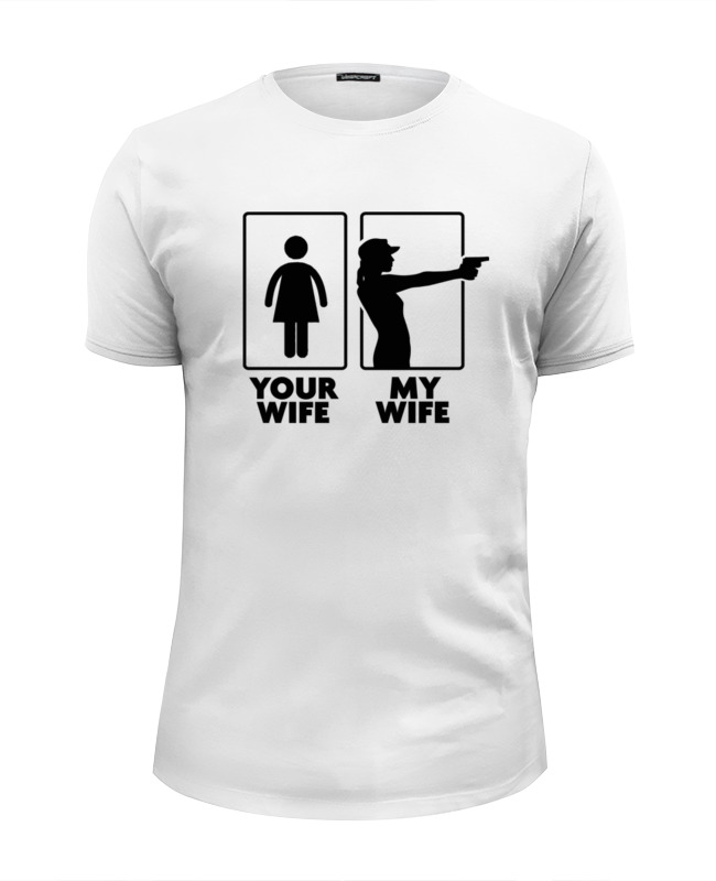 printio футболка wearcraft premium slim fit моя жена Printio Футболка Wearcraft Premium Slim Fit Моя жена