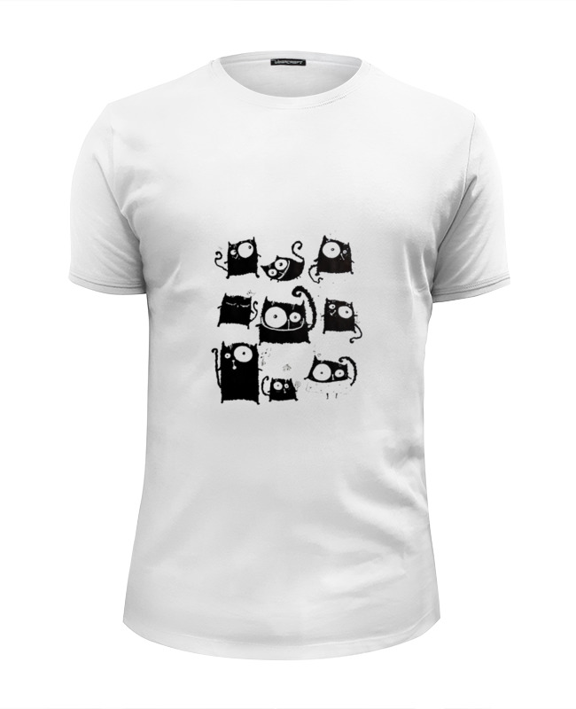 Printio Футболка Wearcraft Premium Slim Fit Кошки 5 printio футболка wearcraft premium slim fit мужчины любят кошек