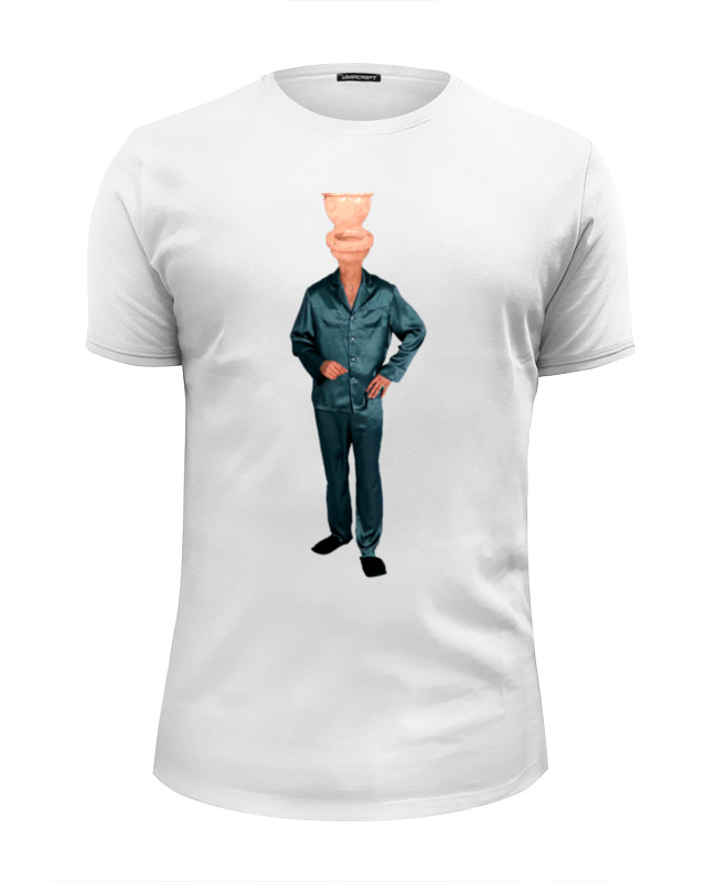Printio Футболка Wearcraft Premium Slim Fit Человек-унитаз printio футболка wearcraft premium slim fit человек унитаз
