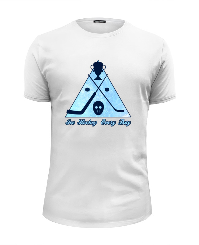 Printio Футболка Wearcraft Premium Slim Fit Ice hockey