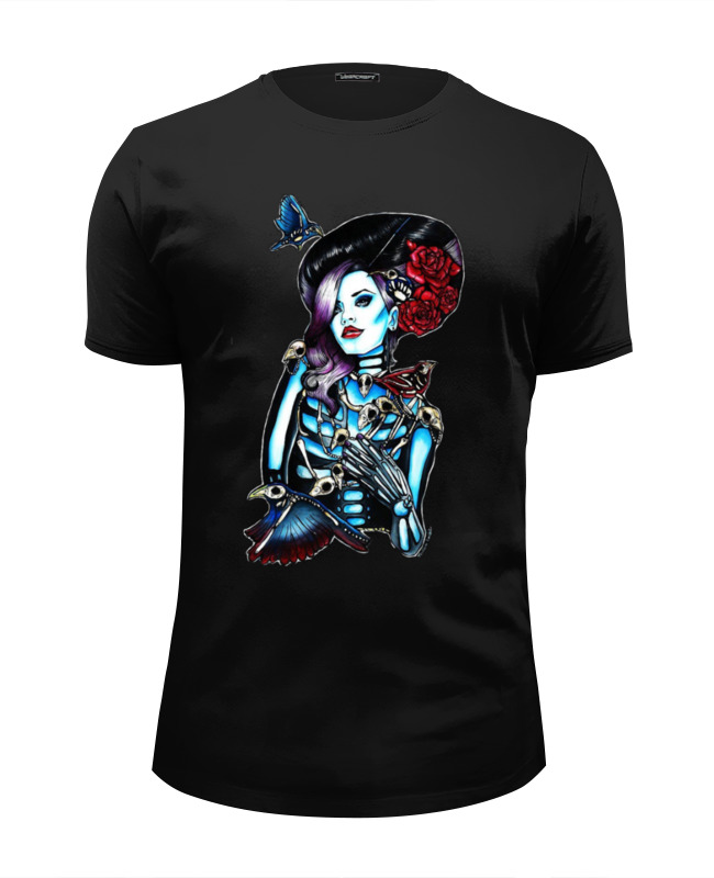 Printio Футболка Wearcraft Premium Slim Fit Skeleton girl printio футболка wearcraft premium slim fit skeleton