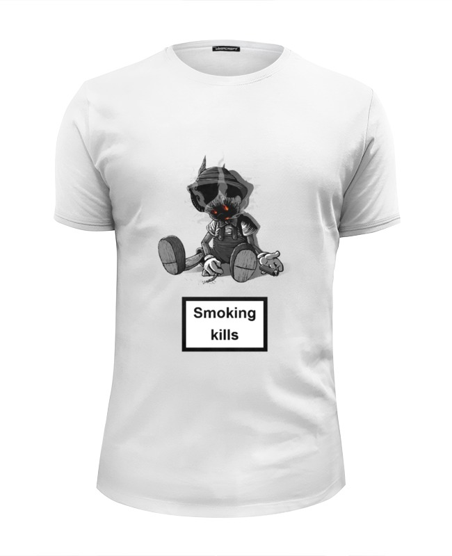 Printio Футболка Wearcraft Premium Slim Fit Smoking kills printio футболка wearcraft premium slim fit smoking kills