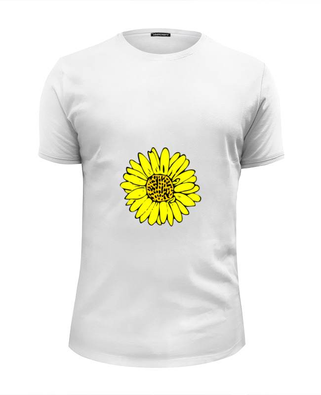 Printio Футболка Wearcraft Premium Slim Fit Sunflower printio футболка wearcraft premium slim fit улыбка подсолнуха