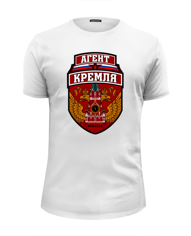Printio Футболка Wearcraft Premium Slim Fit Агент кремля printio футболка wearcraft premium slim fit вид кремля