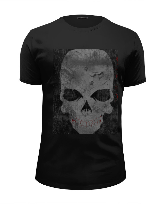Printio Футболка Wearcraft Premium Slim Fit Grunge skull printio футболка wearcraft premium grunge skull