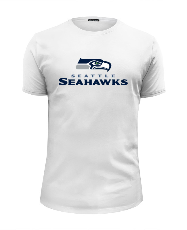 printio футболка классическая seattle seahawks Printio Футболка Wearcraft Premium Slim Fit Seattle seahawks